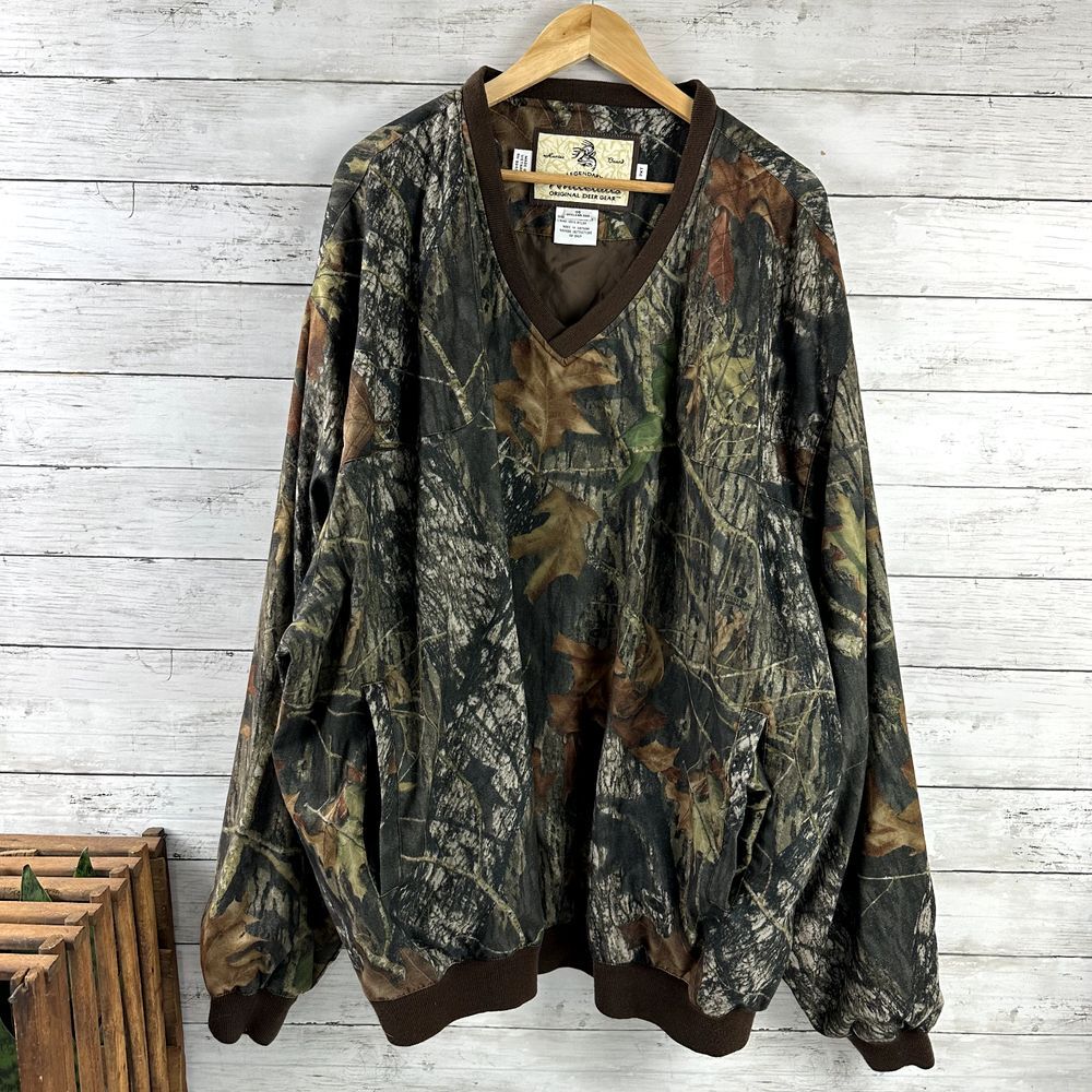 Legendary Whitetails‎ Pullover Mens 2XLT Camouflage Mossy Oak 2XL Tall Camo
